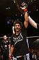 MACAU, MACAU - NOVEMBER 10: Alex Caceres reacts after defeating Motonobu Tezuka during their bantamweight bout at the UFC Macao event inside CotaiArena on November 10, 2012 in Macau, Macau. (Photo by Josh Hedges/Zuffa LLC/Zuffa LLC via Getty Images)