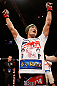 MACAU, MACAU - NOVEMBER 10: Dong Hyun Kim reacts after defeating Paulo Thiago during their welterweight bout at the UFC Macao event inside CotaiArena on November 10, 2012 in Macau, Macau. (Photo by Josh Hedges/Zuffa LLC/Zuffa LLC via Getty Images)