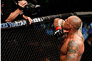 MACAU, MACAU - NOVEMBER 10: Thiago Silva reacts after defeating Stanislav Nedkov during their light heavyweight bout at the UFC Macao event inside CotaiArena on November 10, 2012 in Macau, Macau. (Photo by Josh Hedges/Zuffa LLC/Zuffa LLC via Getty Images)