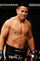 MACAU, MACAU - NOVEMBER 10: Cung Le stands in the Octagon before his middleweight bout against Rich Franklin at the UFC Macao event inside CotaiArena on November 10, 2012 in Macau, Macau. (Photo by Josh Hedges/Zuffa LLC/Zuffa LLC via Getty Images)