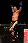 MACAU, MACAU - NOVEMBER 10: Cung Le reacts after knocking out Rich Franklin during their middleweight bout at the UFC Macao event inside CotaiArena on November 10, 2012 in Macau, Macau. (Photo by Josh Hedges/Zuffa LLC/Zuffa LLC via Getty Images)