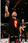 MACAU, MACAU - NOVEMBER 10: Cung Le reacts after knocking out Rich Franklin during their middleweight bout at the UFC Macao event inside CotaiArena on November 10, 2012 in Macau, Macau. (Photo by Josh Hedges/Zuffa LLC/Zuffa LLC via Getty Images)