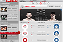 View live stats while watching a fight on the new UFC&reg; iPad app.