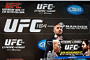 MONTREAL, CANADA - NOVEMBER 14:  UFC host Jon Anik interacts with media and fans during the final pre-fight press conference ahead of UFC 154 at New City Gas on November 14, 2012 in Montreal, Quebec, Canada.  (Photo by Josh Hedges/Zuffa LLC/Zuffa LLC via Getty Images)