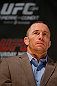 MONTREAL, CANADA - NOVEMBER 14:  Georges St-Pierre interacts with media and fans during the final pre-fight press conference ahead of UFC 154 at New City Gas on November 14, 2012 in Montreal, Quebec, Canada.  (Photo by Josh Hedges/Zuffa LLC/Zuffa LLC via Getty Images)