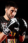 MONTREAL, CANADA - NOVEMBER 15:  Carlos Condit works out for media and fans during an open training session ahead of UFC 154 at New City Gas on November 15, 2012 in Montreal, Quebec, Canada.  (Photo by Josh Hedges/Zuffa LLC/Zuffa LLC via Getty Images)