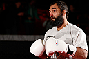 MONTREAL, CANADA - NOVEMBER 15:  Johny Hendricks works out for media and fans during an open training session ahead of UFC 154 at New City Gas on November 15, 2012 in Montreal, Quebec, Canada.  (Photo by Josh Hedges/Zuffa LLC/Zuffa LLC via Getty Images)