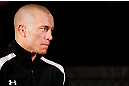 MONTREAL, CANADA - NOVEMBER 15:  Georges St-Pierre stands in the Octagon during an open training session ahead of UFC 154 at New City Gas on November 15, 2012 in Montreal, Quebec, Canada.  (Photo by Josh Hedges/Zuffa LLC/Zuffa LLC via Getty Images)