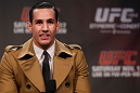 MONTREAL, CANADA - NOVEMBER 16: Rory MacDonald interacts with fans during a Q&A session before the official UFC 154 weigh in at New City Gas on November 16, 2012 in Montreal, Quebec, Canada. (Photo by Josh Hedges/Zuffa LLC/Zuffa LLC via Getty Images)