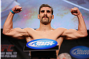 MONTREAL, CANADA - NOVEMBER 16:  Antonio Carvalho weighs in during the official UFC 154 weigh in at New City Gas on November 16, 2012 in Montreal, Quebec, Canada.  (Photo by Josh Hedges/Zuffa LLC/Zuffa LLC via Getty Images)