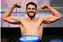 MONTREAL, CANADA - NOVEMBER 16: Carlos Condit weighs in during the official UFC 154 weigh in at New City Gas on November 16, 2012 in Montreal, Quebec, Canada. (Photo by Josh Hedges/Zuffa LLC/Zuffa LLC via Getty Images)