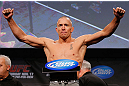 MONTREAL, CANADA - NOVEMBER 16: Georges St-Pierre weighs in during the official UFC 154 weigh in at New City Gas on November 16, 2012 in Montreal, Quebec, Canada. (Photo by Josh Hedges/Zuffa LLC/Zuffa LLC via Getty Images)
