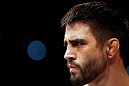 MONTREAL, QC - NOVEMBER 17:  Carlos Condit look on before his welterweight title bout against Georges St-Pierre during UFC 154 on November 17, 2012  at the Bell Centre in Montreal, Canada.  (Photo by Josh Hedges/Zuffa LLC/Zuffa LLC via Getty Images)