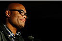 MONTREAL, QC - NOVEMBER 17:  Anderson da Silva speaks to the media prior to UFC 154 on November 17, 2012  at the Bell Centre in Montreal, Canada.  (Photo by Josh Hedges/Zuffa LLC/Zuffa LLC via Getty Images)