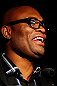 MONTREAL, QC - NOVEMBER 17:  Anderson da Silva speaks to the media prior to UFC 154 on November 17, 2012  at the Bell Centre in Montreal, Canada.  (Photo by Josh Hedges/Zuffa LLC/Zuffa LLC via Getty Images)