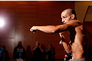 SEATTLE, WA - DECEMBER 05:  Mike Swick works out for fans and media during the UFC on FOX open workouts on December 5, 2012  at the Grand Hyatt Seattle in Seattle, Washington.  (Photo by Josh Hedges/Zuffa LLC/Zuffa LLC via Getty Images)