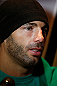 SEATTLE, WA - DECEMBER 05:  Mike Swick interacts with media during the UFC on FOX open workouts on December 5, 2012  at the Grand Hyatt Seattle in Seattle, Washington.  (Photo by Josh Hedges/Zuffa LLC/Zuffa LLC via Getty Images)