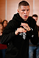 SEATTLE, WA - DECEMBER 05:  Nate Diaz works out for fans and media during the UFC on FOX open workouts on December 5, 2012  at the Grand Hyatt Seattle in Seattle, Washington.  (Photo by Josh Hedges/Zuffa LLC/Zuffa LLC via Getty Images)