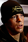 SEATTLE, WA - DECEMBER 05:  Nate Diaz interacts with media during the UFC on FOX open workouts on December 5, 2012  at the Grand Hyatt Seattle in Seattle, Washington.  (Photo by Josh Hedges/Zuffa LLC/Zuffa LLC via Getty Images)