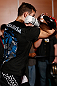 SEATTLE, WA - DECEMBER 05:  Rory MacDonald works out for fans and media during the UFC on FOX open workouts on December 5, 2012  at the Grand Hyatt Seattle in Seattle, Washington.  (Photo by Josh Hedges/Zuffa LLC/Zuffa LLC via Getty Images)