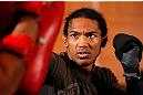 SEATTLE, WA - DECEMBER 05:  Benson Henderson works out for fans and media during the UFC on FOX open workouts on December 5, 2012  at the Grand Hyatt Seattle in Seattle, Washington.  (Photo by Josh Hedges/Zuffa LLC/Zuffa LLC via Getty Images)