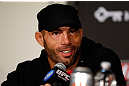 SEATTLE, WA - DECEMBER 06:  Mike Swick interacts with media during the UFC on FOX press conference on December 6, 2012  at Key Arena in Seattle, Washington.  (Photo by Josh Hedges/Zuffa LLC/Zuffa LLC via Getty Images)