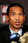 SEATTLE, WA - DECEMBER 06:  Benson Henderson interacts with media during the UFC on FOX press conference on December 6, 2012 at Key Arena in Seattle, Washington.  (Photo by Josh Hedges/Zuffa LLC/Zuffa LLC via Getty Images)