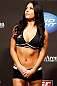 SEATTLE, WA - DECEMBER 07:  UFC Octagon Girl Arianny Celeste stands on stage during the official UFC on FOX weigh in on December 7, 2012 at Key Arena in Seattle, Washington.  (Photo by Josh Hedges/Zuffa LLC/Zuffa LLC via Getty Images)