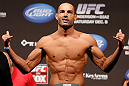 SEATTLE, WA - DECEMBER 07:  Mike Swick weighs in during the official UFC on FOX weigh in on December 7, 2012 at Key Arena in Seattle, Washington.  (Photo by Josh Hedges/Zuffa LLC/Zuffa LLC via Getty Images)
