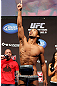SEATTLE, WA - DECEMBER 07:  Benson Henderson weighs in during the official UFC on FOX weigh in on December 7, 2012 at Key Arena in Seattle, Washington.  (Photo by Josh Hedges/Zuffa LLC/Zuffa LLC via Getty Images)