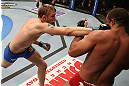 SEATTLE, WA - DECEMBER 08:  Alexander Gustafsson (left) punches Mauricio Rua during their light heavyweight bout at the UFC on FOX event on December 8, 2012  at Key Arena in Seattle, Washington.  (Photo by Ezra Shaw/Zuffa LLC/Zuffa LLC via Getty Images) *** Local Caption *** Mauricio Rua; Alexander Gustafsson
