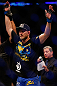 SEATTLE, WA - DECEMBER 08:  Alexander Gustafsson reacts to being declared the winner over Mauricio Rua during their light heavyweight bout at the UFC on FOX event on December 8, 2012  at Key Arena in Seattle, Washington.  (Photo by Josh Hedges/Zuffa LLC/Zuffa LLC via Getty Images) *** Local Caption *** Mauricio Rua; Alexander Gustafsson