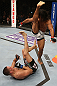 SEATTLE, WA - DECEMBER 08:  Benson Henderson (white shorts) readies a kick towards Nate Diaz during their lightweight championship bout at the UFC on FOX event on December 8, 2012  at Key Arena in Seattle, Washington.  (Photo by Ezra Shaw/Zuffa LLC/Zuffa LLC via Getty Images) *** Local Caption *** Benson Henderson; Nate Diaz