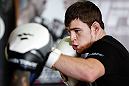 GOLD COAST, AUSTRALIA - DECEMBER 13:  Bradley Scott works out for the media during the UFC on FX open workouts on December 13, 2012 at Boonchu Gym in Gold Coast, Australia.  (Photo by Josh Hedges/Zuffa LLC/Zuffa LLC via Getty Images)