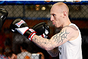 GOLD COAST, AUSTRALIA - DECEMBER 13:  Colin Fletcher works out for the media during the UFC on FX open workouts on December 13, 2012 at Boonchu Gym in Gold Coast, Australia.  (Photo by Josh Hedges/Zuffa LLC/Zuffa LLC via Getty Images)
