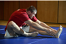 LAS VEGAS, NV - DECEMBER 13:  UFC fighter Matt Mitrione works out for the media during the Ultimate Fighter 16 Finale open workouts at The Joint at the Hard Rock Hotel and Casino on December 13, 2012 in Las Vegas, Nevada.  (Photo by Jeff Bottari/Zuffa LLC/Zuffa LLC)