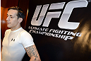 LAS VEGAS, NV - DECEMBER 13:  UFC fighter Mike Ricci speaks to the media during the Ultimate Fighter 16 Finale open workouts at The Joint at the Hard Rock Hotel and Casino on December 13, 2012 in Las Vegas, Nevada.  (Photo by Jeff Bottari/Zuffa LLC/Zuffa LLC)