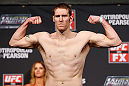 GOLD COAST, AUSTRALIA - DECEMBER 14:  Nick Penner weighs in during the UFC on FX weigh in on December 14, 2012 at Gold Coast Convention and Exhibition Centre in Gold Coast, Queensland, Australia.  (Photo by Josh Hedges/Zuffa LLC/Zuffa LLC via Getty Images)