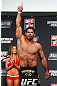 GOLD COAST, AUSTRALIA - DECEMBER 14:  Rousimar Palhares weighs in during the UFC on FX weigh in on December 14, 2012 at Gold Coast Convention and Exhibition Centre in Gold Coast, Queensland, Australia.  (Photo by Josh Hedges/Zuffa LLC/Zuffa LLC via Getty Images)