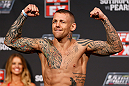 GOLD COAST, AUSTRALIA - DECEMBER 14:  Ross Pearson weighs in during the UFC on FX weigh in on December 14, 2012 at Gold Coast Convention and Exhibition Centre in Gold Coast, Queensland, Australia.  (Photo by Josh Hedges/Zuffa LLC/Zuffa LLC via Getty Images)