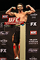 LAS VEGAS, NV - DECEMBER 14:  Mike Rio weighs in during TUF 16 Finale weigh in on December 14, 2012  at the Joint at the Hard Rock in Las Vegas, Nevada.  (Photo by Jim Kemper/Zuffa LLC/Zuffa LLC via Getty Images)
