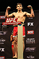 LAS VEGAS, NV - DECEMBER 14:  TJ Waldburger weighs in during TUF 16 Finale weigh in on December 14, 2012  at the Joint at the Hard Rock in Las Vegas, Nevada.  (Photo by Jim Kemper/Zuffa LLC/Zuffa LLC via Getty Images)