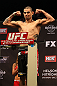 LAS VEGAS, NV - DECEMBER 14:  Vinc Pichel steps onto the scale during TUF 16 Finale weigh in on December 14, 2012  at the Joint at the Hard Rock in Las Vegas, Nevada.  (Photo by Jim Kemper/Zuffa LLC/Zuffa LLC via Getty Images)