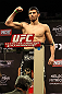 LAS VEGAS, NV - DECEMBER 14:  Rustam Khabilov weighs in during TUF 16 Finale weigh in on December 14, 2012  at the Joint at the Hard Rock in Las Vegas, Nevada.  (Photo by Jim Kemper/Zuffa LLC/Zuffa LLC via Getty Images)