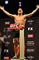 LAS VEGAS, NV - DECEMBER 14:  Shane Del Rosario poses on the scale during TUF 16 Finale weigh in on December 14, 2012  at the Joint at the Hard Rock in Las Vegas, Nevada.  (Photo by Jim Kemper/Zuffa LLC/Zuffa LLC via Getty Images)