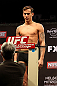 LAS VEGAS, NV - DECEMBER 14:  Mike Ricci weighs in during TUF 16 Finale weigh in on December 14, 2012  at the Joint at the Hard Rock in Las Vegas, Nevada.  (Photo by Jim Kemper/Zuffa LLC/Zuffa LLC via Getty Images)