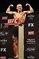 LAS VEGAS, NV - DECEMBER 14:  Colton Smith stands on the scale during TUF 16 Finale weigh in on December 14, 2012  at the Joint at the Hard Rock in Las Vegas, Nevada.  (Photo by Jim Kemper/Zuffa LLC/Zuffa LLC via Getty Images)