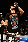 GOLD COAST, AUSTRALIA - DECEMBER 15:  Cody Donovan reacts after defeating Nick Penner during their light heavyweight fight at the UFC on FX event on December 15, 2012  at Gold Coast Convention and Exhibition Centre in Gold Coast, Australia.  (Photo by Josh Hedges/Zuffa LLC/Zuffa LLC via Getty Images)