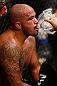 GOLD COAST, AUSTRALIA - DECEMBER 15:  Joey Beltran sits in his corner between rounds during his light heavyweight fight against Igor Pokrajac at the UFC on FX event on December 15, 2012  at Gold Coast Convention and Exhibition Centre in Gold Coast, Australia.  (Photo by Josh Hedges/Zuffa LLC/Zuffa LLC via Getty Images)