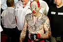 GOLD COAST, AUSTRALIA - DECEMBER 15:  Colin Fletcher enters the arena before his lightweight fight against Norman Parke at the UFC on FX event on December 15, 2012  at Gold Coast Convention and Exhibition Centre in Gold Coast, Australia.  (Photo by Josh Hedges/Zuffa LLC/Zuffa LLC via Getty Images)